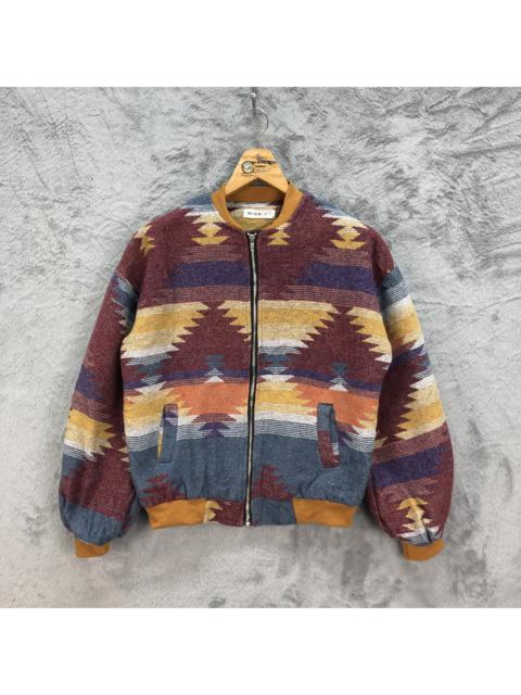 Other Designers Native - MISS J Smile Navajo Bomber Jacket #4955-29