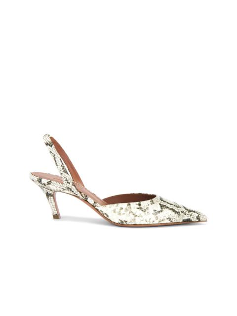 Amina Muaddi Sofia 60 Snake Sling Pump