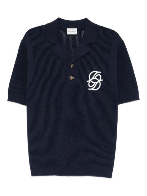 Drôle de Monsieur "Maille Monogramme" Polo Shirt