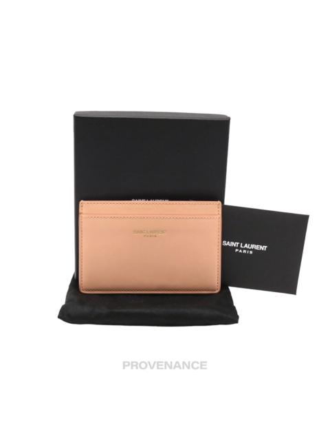 SAINT LAURENT Saint Laurent Paris SLP YSL Cardholder Wallet - Blush