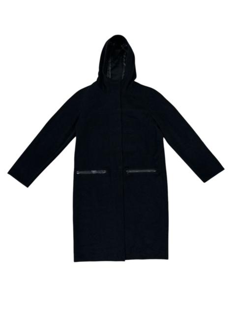 Prada Vintage Prada Long Jacket Hooded Virgin Wool Design
