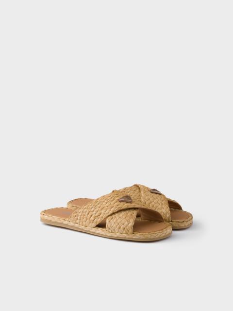 Prada Raffia sandals