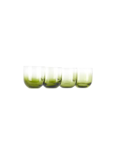 Tom Dixon Green Tank Whiskey Glasses Gift Set, 4 pcs