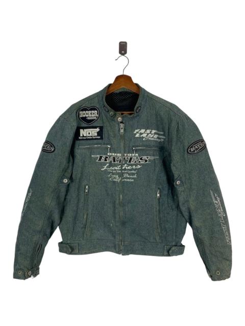 Other Designers VINTAGE COSTUM BATES LEATHER PADDING BIKERS JACKET