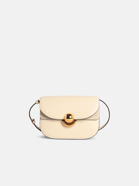 FURLA CREAM LEATHER 'SFERA' MINI CROSSBODY BAG