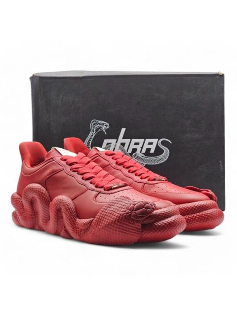 Giuseppe Zanotti Cobras Sneakers - Leather - Red - 44.5 11.5 US $995