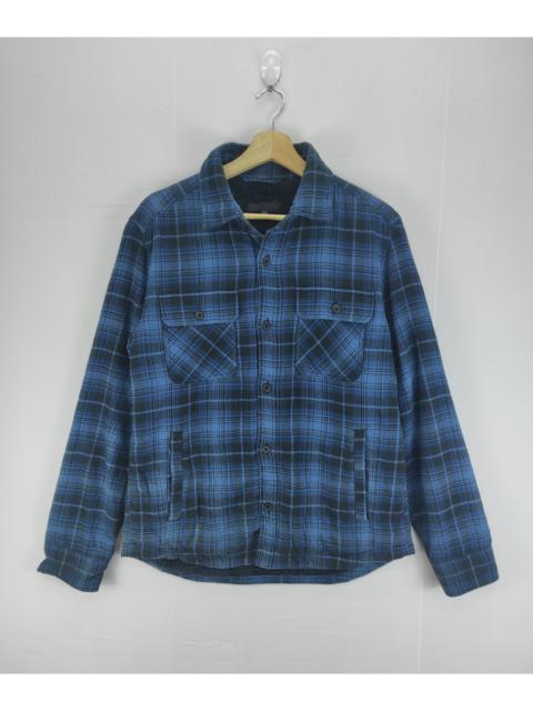 Other Designers Uniqlo - Uniqlo Flannel Plaid Tartan Shirt Fleece Lining Button Up