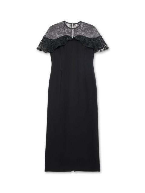 Mame Kurogouchi Lace Detail Midi Dress