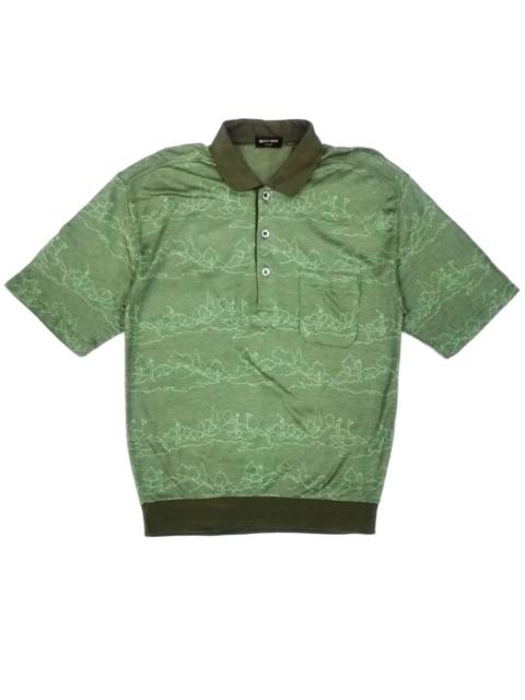 Other Designers Vintage - VERY RARE! VTG JACK DUVAN JACQUARD GOLF POLO SHIRT