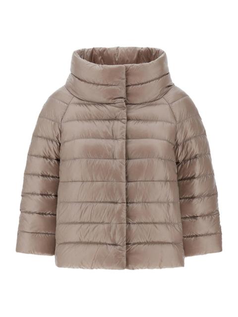 Herno Herno Women Sofia Mini Hood With Ultralight Nylon Sleeves