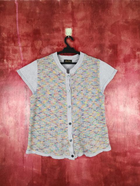 Other Designers Japanese Brand - More Plata Purple Knitwear Short Sleeve T-shirt