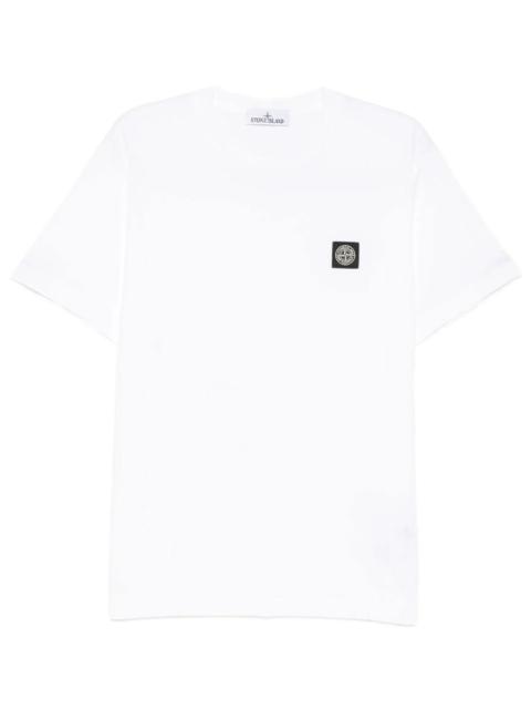 Stone Island Stone Island Men Slim Fit T-Shirt With Compass Badge