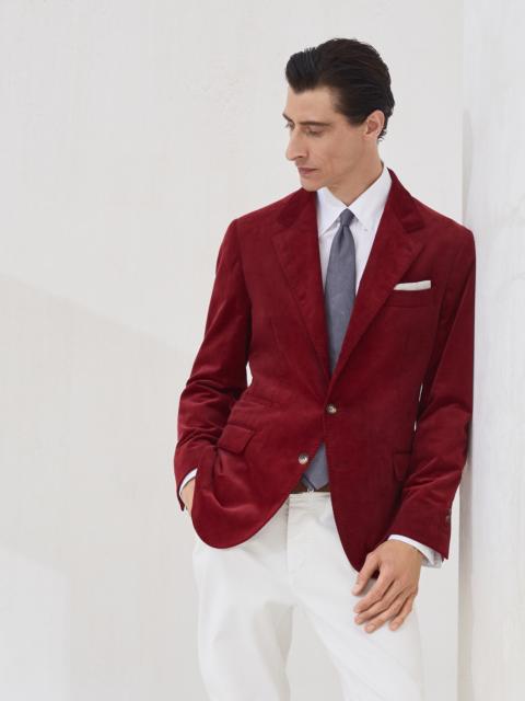 Brunello Cucinelli Sea Island cotton narrow wale corduroy deconstructed blazer