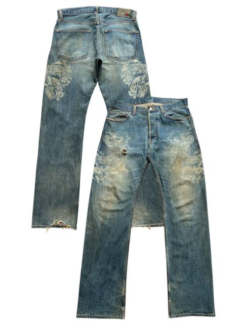 Other Designers Japanese Brand - Vintage Eternal Japan Sukajan Mudwash Denim Jeans 34x34