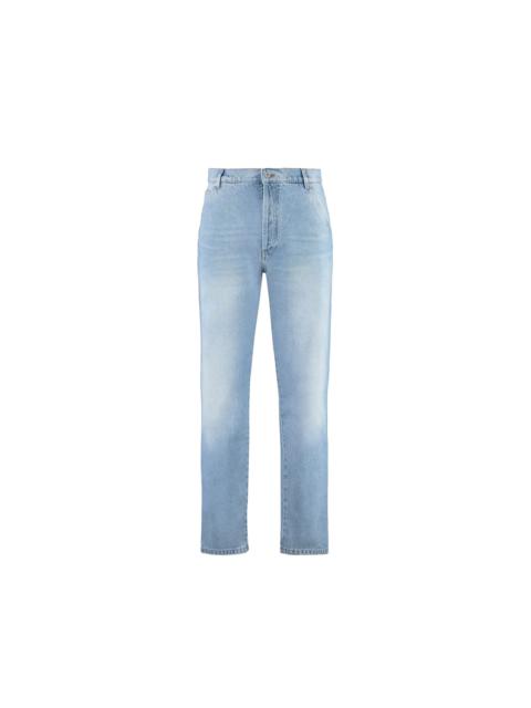 Balmain Cropped Straight Jeans