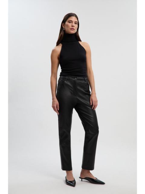 KAREN MILLEN Forever Stretch Leather Jean