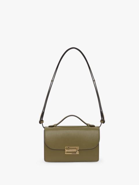 Victoria Beckham Dorian Bag Small In Cactus Green Leather