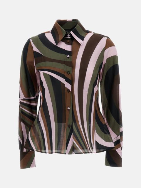 PUCCI Emilio Pucci Women Cotton Muslin Slim Shirt