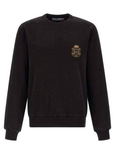 Dolce & Gabbana Dolce & Gabbana Men Heraldic Patch Sweatshirt