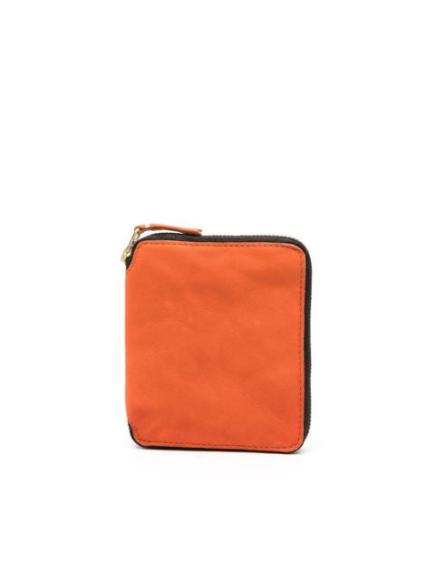 Comme Des Garçons SA2100WW WASHED WALLET - BURNT ORANGE