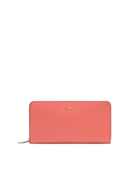 FURLA XL Camelia zip-around logo wallet