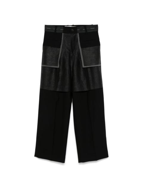 patchwork trousers