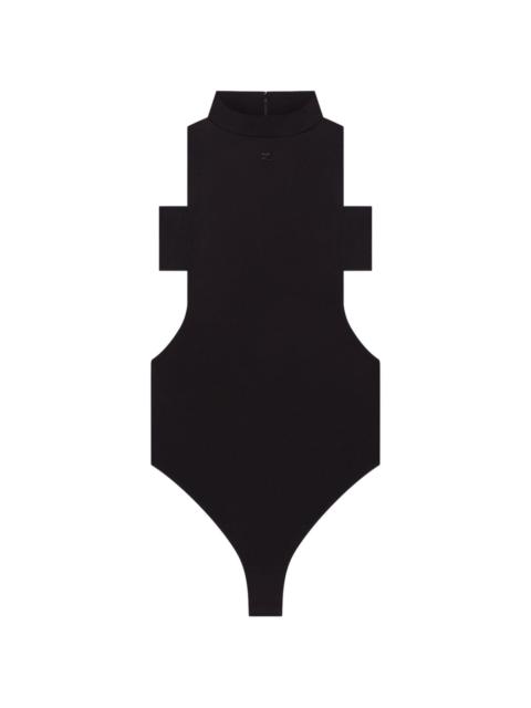 courrèges mock-neck bodysuit