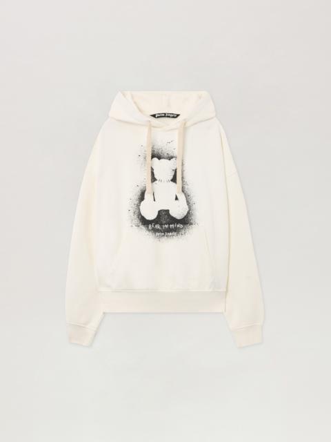 Palm Angels Spray Bear Loose Hoodie