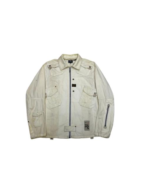 Other Designers 🔥G STAR RAW MULTI POCKET TACTICAL COTTON MOTORCYCLE JACKET