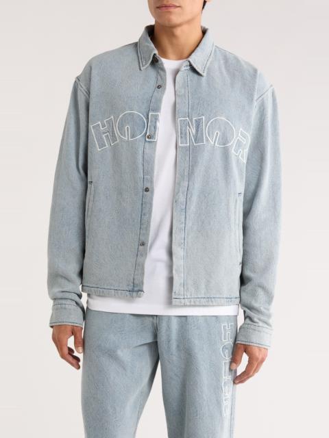 HONOR THE GIFT HONOR THE GIFT Indigo Cover Coach's Jacket in Light Indigo at Nordstrom