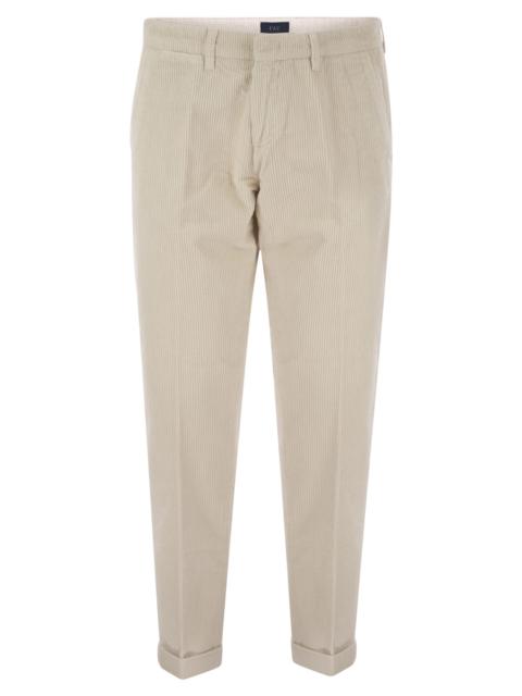 Other Designers Fay Men Slim Corduroy Trousers