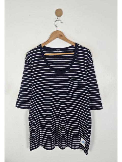 UNDERCOVER Undercover Undercoverism Underman stripe shirt