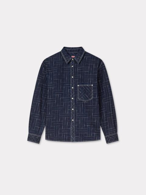 KENZO 'KENZO Weave' shirt in japanese denim