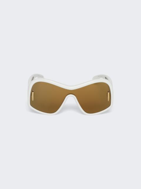 Loewe Square Mask Sunglasses Ivory
