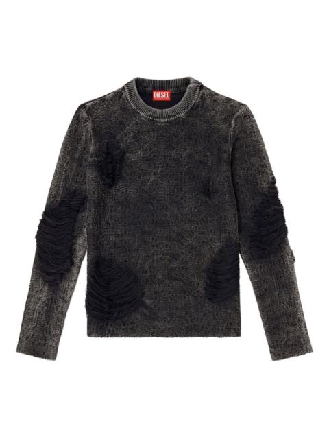 Diesel frayed-detail sweater