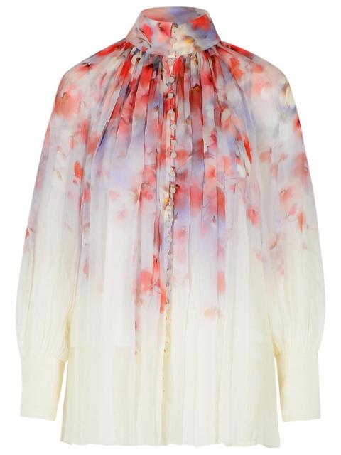 Zimmermann Zimmermann 'Crush Smock' Multicolor Polyester Blend Blouse Women