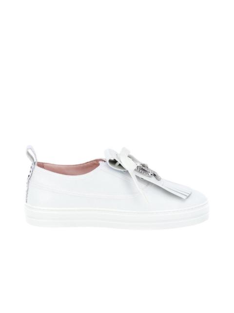 Call Me Vivier Leather Jewel Sneakers