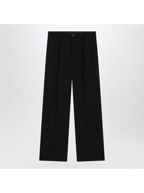 Dries Van Noten Dries Van Noten Penrud Black Wool Trousers Men