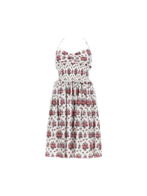 Dolce & Gabbana Midi Dress With Floral Print