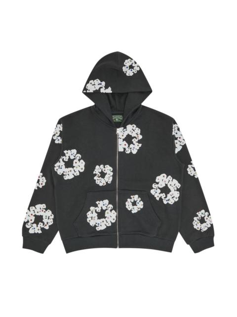 DENIM TEARS Denim Tears Rhinestone Wreath Zip Hoodie 'Vintage Black'