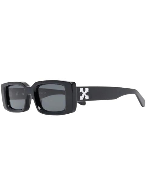 Off-White OFF-WHITE Arthur Square Frame Sunglasses Black/White SS22 (OERI016C99PLA0011007)