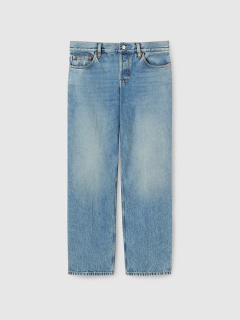GUCCI Straight fit denim pants