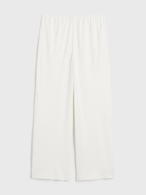 TOTEME Cotton silk pj bottoms off-white