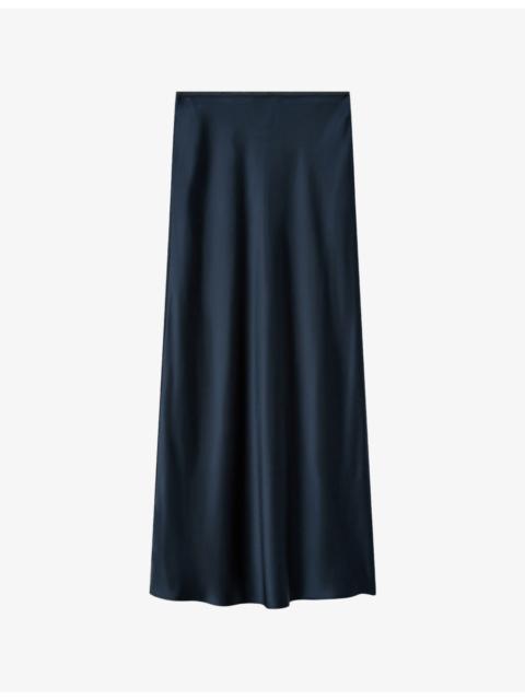 JOSEPH Isaak Silk-Satin Maxi Skirt