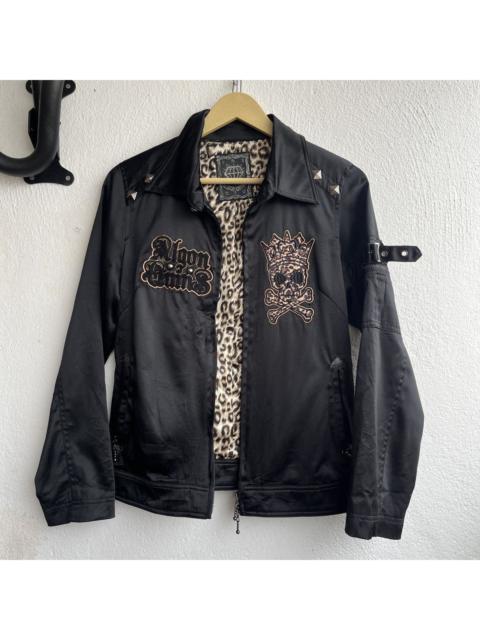 DISTRESSED ALGONQUINS ROCK PUNK SKULL JACKET JAPAN
