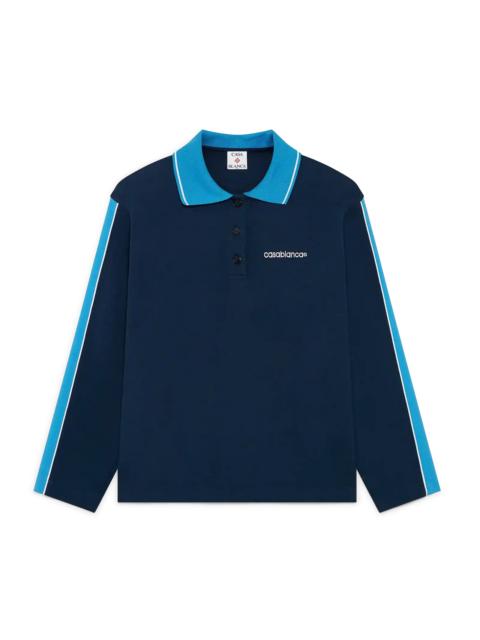 CASABLANCA Punto Polo Collared Sweatshirt
