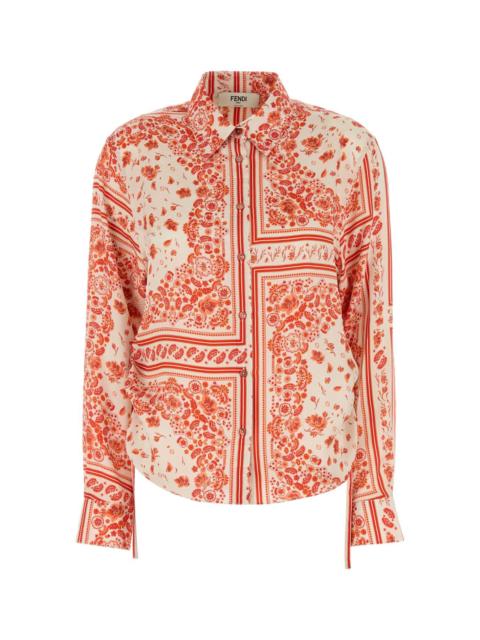 FENDI Fendi Women Printed Silk Shirt