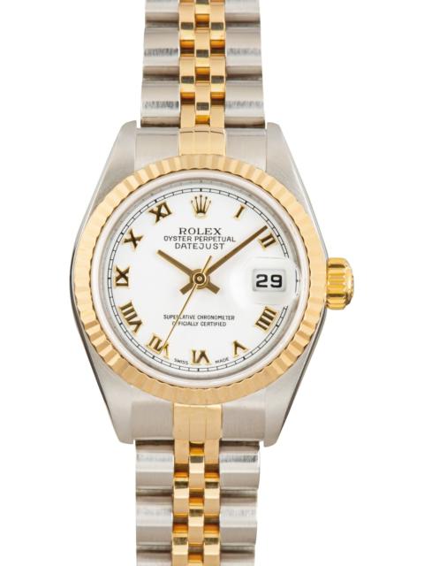 Used Rolex Datejust 79173 White Roman Dial