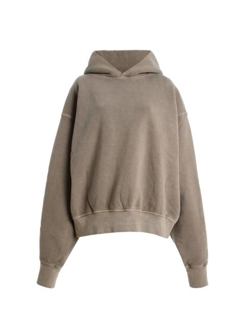SLVRLAKE Cinched Cotton Hoodie neutral