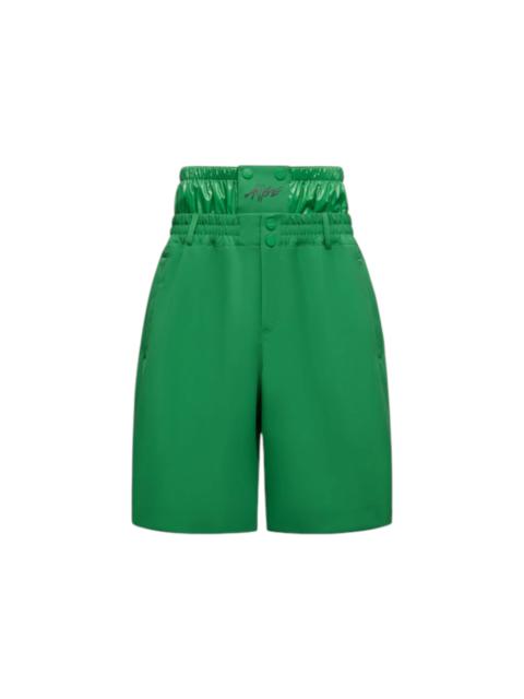 Moncler Moncler x A$AP Rocky Logo Print Shorts Bright Green